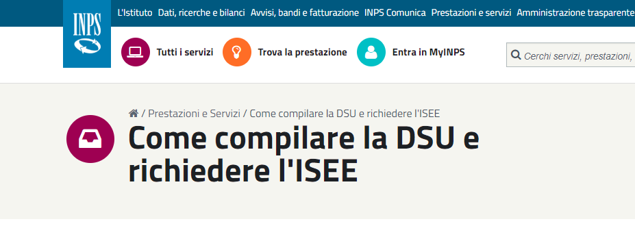SCARICARE MODELLO DSU 2018 DA